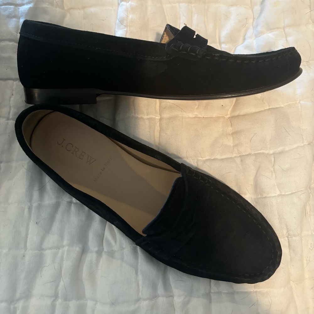JCrew James suede loafers, size 7 1/2